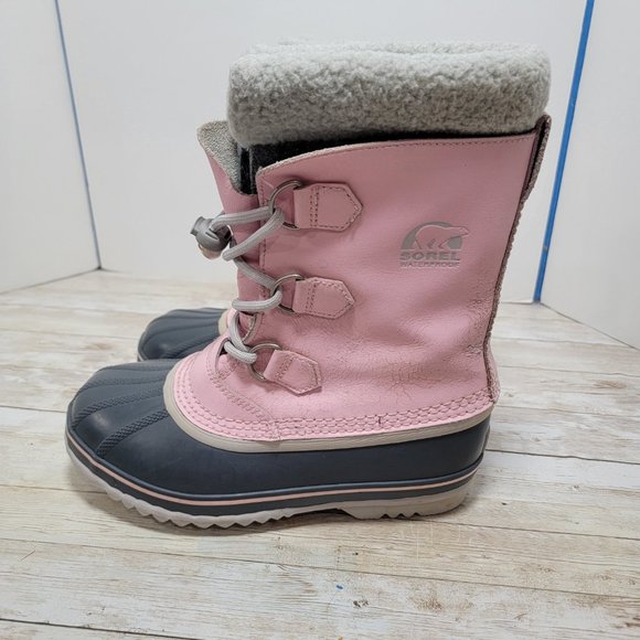 Sorel Yoot Pac Size 5 Pink Waterproof Insulated‎ Snow Lace Up Outdoor Boots - Picture 5 of 12